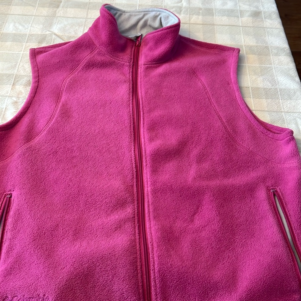 Pink Columbia Vest Woman’s XL